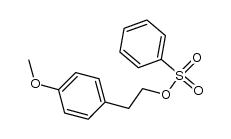 2-(p-methoxyphenyl)ethyl benzenesulphonate结构式