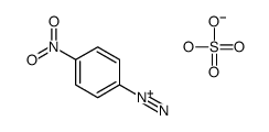 hydrogen sulfate,4-nitrobenzenediazonium Structure
