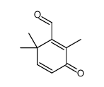 2,6,6-trimethyl-3-oxocyclohexa-1,4-diene-1-carbaldehyde Structure