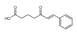 (E)-5-oxo-7-phenylhept-6-enoic acid Structure