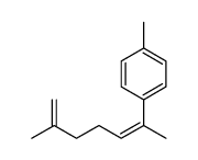 1-methyl-4-(6-methylhepta-2,6-dien-2-yl)benzene结构式