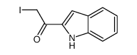 1-(1H-indol-2-yl)-2-iodoethanone结构式