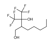 4,4,4-trifluoro-2-pentyl-3-(trifluoromethyl)butane-1,3-diol结构式