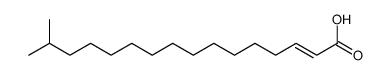 15-methylhexadec-2-enoic acid结构式
