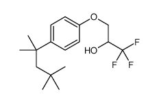 1,1,1-trifluoro-3-[4-(2,4,4-trimethylpentan-2-yl)phenoxy]propan-2-ol Structure