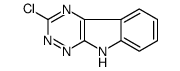 3-chloro-9H-[1,2,4]triazino[6,5-b]indole结构式