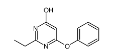 4(1H)-Pyrimidinone, 2-ethyl-6-phenoxy- (9CI)结构式