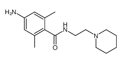 4-Amino-2,6-dimethyl-N-(2-piperidinoethyl)benzamide Structure