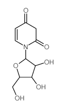 1-[(2R,3R,4R,5R)-3,4-dihydroxy-5-(hydroxymethyl)oxolan-2-yl]pyridine-2,4-dione structure