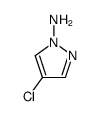 4-chloropyrazol-1-amine结构式
