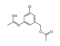 (3-acetamido-5-chlorophenyl)methyl acetate Structure