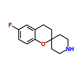 6-Fluoro-3,4-dihydrospiro[chromene-2,4'-piperidine] Structure