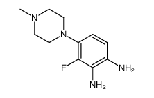 3-fluoro-4-(4-methylpiperazin-1-yl)benzene-1,2-diamine Structure