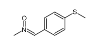 N-methyl-1-(4-methylsulfanylphenyl)methanimine oxide结构式
