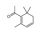 1-(2,6,6-trimethyl-1,3-cyclohexadien-1-yl)-Ethanone结构式