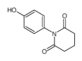 1-(4-hydroxyphenyl)piperidine-2,6-dione Structure