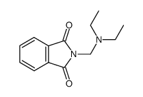 N-(N',N'-diethylaminomethyl)phthalimide Structure