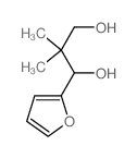 1-(furan-2-yl)-2,2-dimethylpropane-1,3-diol结构式