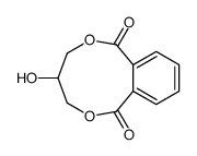 4-hydroxy-4,5-dihydro-3H-2,6-benzodioxonine-1,7-dione结构式