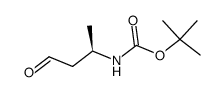 (R)-(4-氧代丁-2-基)氨基甲酸叔丁酯结构式