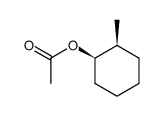 (+/-)-cis-2-methylcyclohexanol acetate Structure