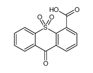 9,10,10-trioxothioxanthene-4-carboxylic acid结构式