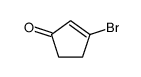 3-bromocyclopent-2-en-1-one结构式