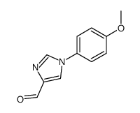 1-(4-methoxyphenyl)imidazole-4-carbaldehyde结构式