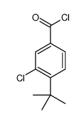 4-tert-butyl-3-chlorobenzoyl chloride结构式