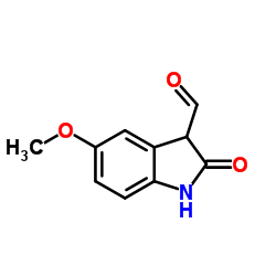 5-Methoxy-2-oxoindoline-3-carbaldehyde picture