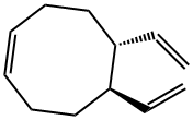 (E)-5,6-Diethenylcyclooctene结构式