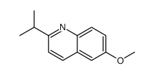 6-methoxy-2-propan-2-ylquinoline结构式