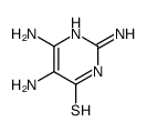 2,5,6-Triaminopyrimidine-4(3H)-thione Structure