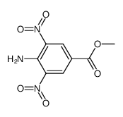 4-Amino-3,5-dinitrobenzoic acid methyl ester结构式