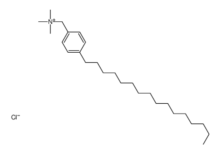 (4-hexadecylphenyl)methyl-trimethylazanium,chloride Structure