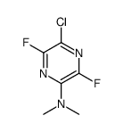 5-chloro-3,6-difluoro-N,N-dimethylpyrazin-2-amine结构式