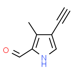 1H-Pyrrole-2-carboxaldehyde, 4-ethynyl-3-methyl- (9CI)结构式