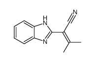 1H-Benzimidazole-2-acetonitrile,alpha-(1-methylethylidene)-(9CI) Structure
