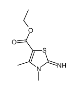 ethyl 2-imino-3,4-dimethyl-1,3-thiazole-5-carboxylate Structure