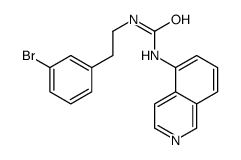 1-[2-(3-bromophenyl)ethyl]-3-isoquinolin-5-ylurea Structure