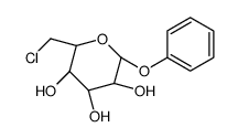 phenyl 6-chloro-6-deoxy-beta-D-glucopyranoside structure