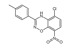 5-chloro-3-(4-methylphenyl)-8-nitro-2H-1,2,4-benzoxadiazine Structure