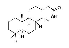 (14α-methyl-podocarpanyl-(13ξ))-acetic acid结构式
