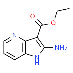 1H-Pyrrolo[3,2-b]pyridine-3-carboxylicacid,2-amino-,ethylester(9CI) picture