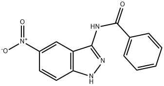 N-(5-nitro-1H-indazol-3-yl)benzamide structure