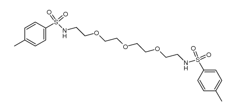 1,11-bis(p-tolylsulphonylamino)-3,6,9-trioxaundecane Structure