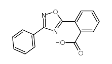 2-(3-苯基-1,2,4-氧杂二唑-5-基)苯甲酸结构式