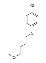 1-chloro-4-(4-methoxybutylsulfanyl)benzene Structure