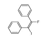 (Z)-1,2-diphenyl-1-fluoro-2-iodoethylene Structure