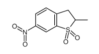 2-methyl-6-nitro-2,3-dihydro-1-benzothiophene 1,1-dioxide Structure